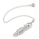 Isis 3 Plate Pendulum Silver 30mm (Mini)
